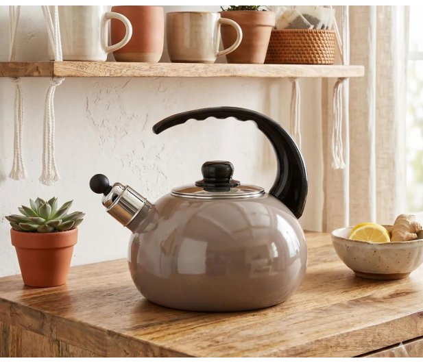 Altom Czajnik emaliowany 2,5l taupe - 1580541 - zdjęcie 5
